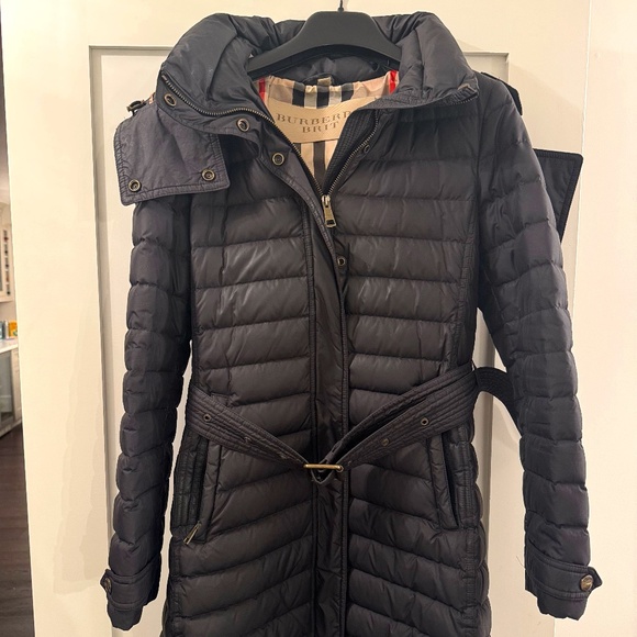 Burberry Belted Puffer Coat - Picture 1 of 5